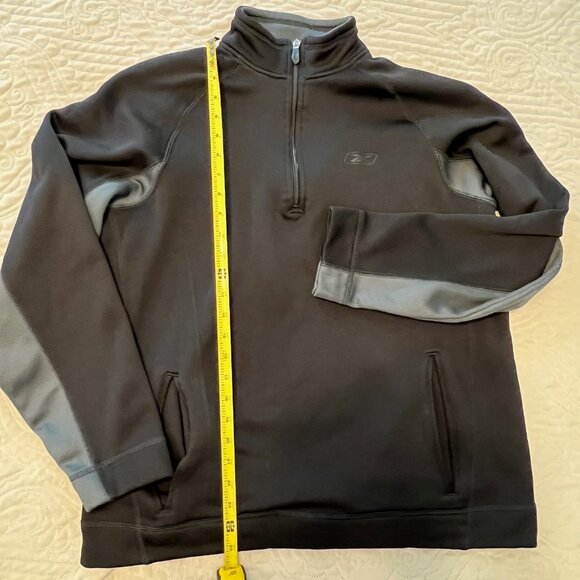 Reebok PlayDry Longsleeve Quarter Zip - Picture 1 of 3